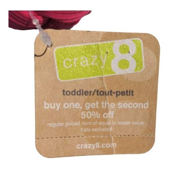 Crazy 8 Girls Toddler Pink Headband - Picture 3 of 4